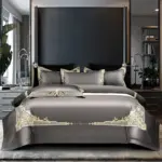 Cleopatra Grey 1000 tc egyptian cotton