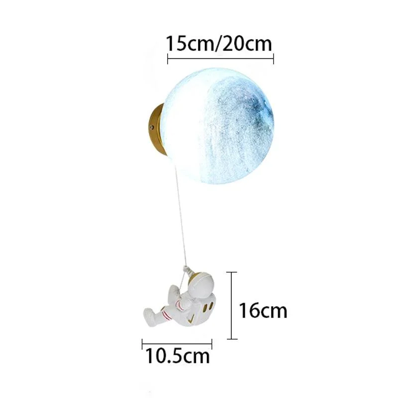 Climbing Wall Astronaut Moon Lamp -