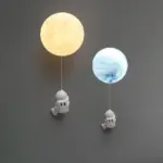 Climbing Wall Astronaut Moon Lamp