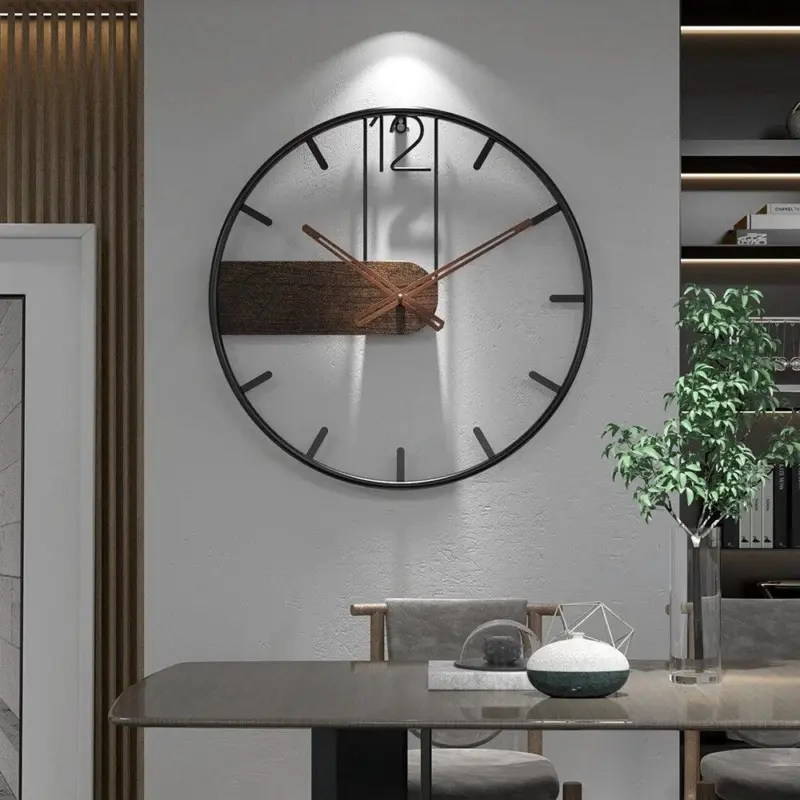 Clock Nordica Silent operation Light luxury industrial tag1