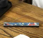 Cloisonne Blue Ceramic Incense Stick Holder