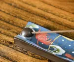 Cloisonne Blue Ceramic Incense Stick Holder