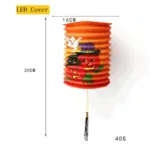 Cloth Art Ghost Halloween String Lights tag1