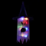 Cloth Art Ghost Halloween String Lights tag1