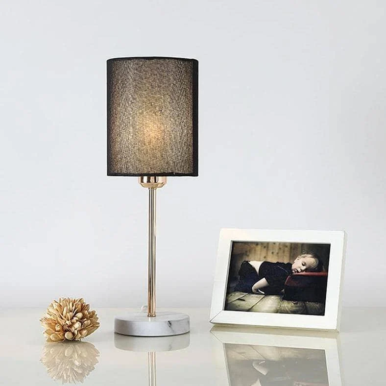 Cloth Lampshade Side Table Lamp - Cozy & Soft Lighting for Your Space -