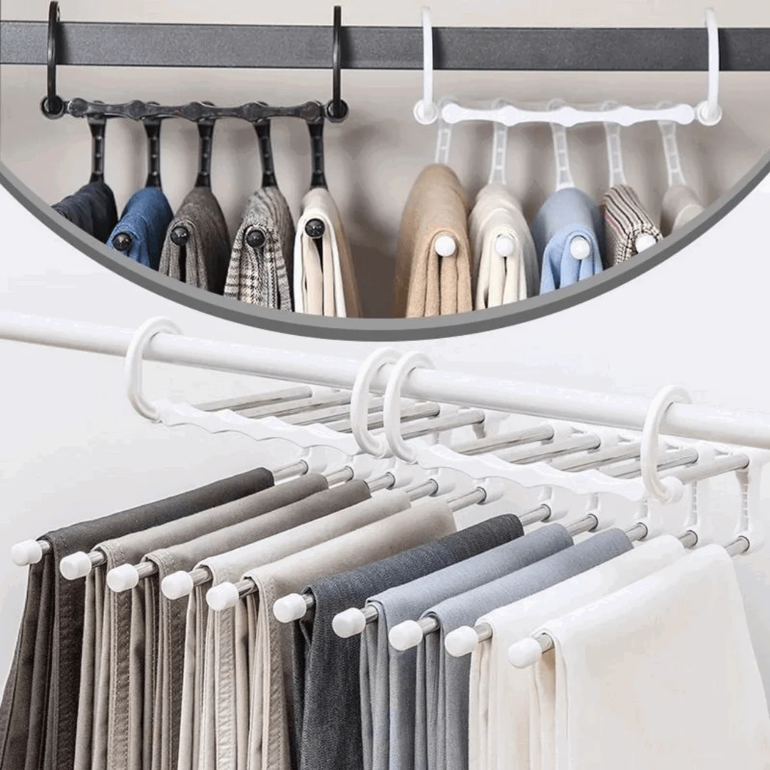 Clothes Hangers - HangerMax - 5-in-1 - Space Saving Foldable Design -  - #tag1#
