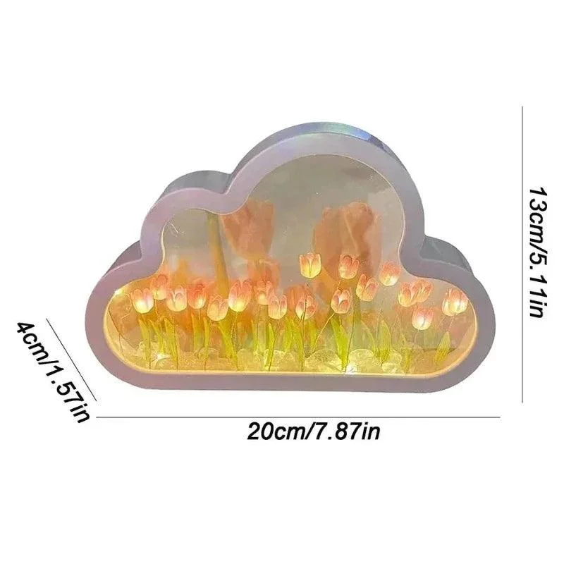 Cloud Tulip Night Lights Diy Materiaal Pakket Handgemaakt Cloud Tulpen Bloemen Lamp Valentines Dag Geschenken Huisdecoratie 48342338 Eb7c 434d A237 127a2a6a58b1