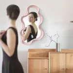 Cloud shaped Mirror CloudMirror Wall Mirror 41x26cm tag1