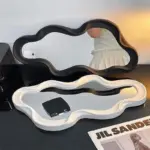 Cloud shaped Mirror CloudMirror Wall Mirror 41x26cm tag1