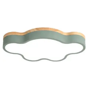 CloudLight – Acrylic Cloud LED Ceiling Lamp with Wooden Canopy