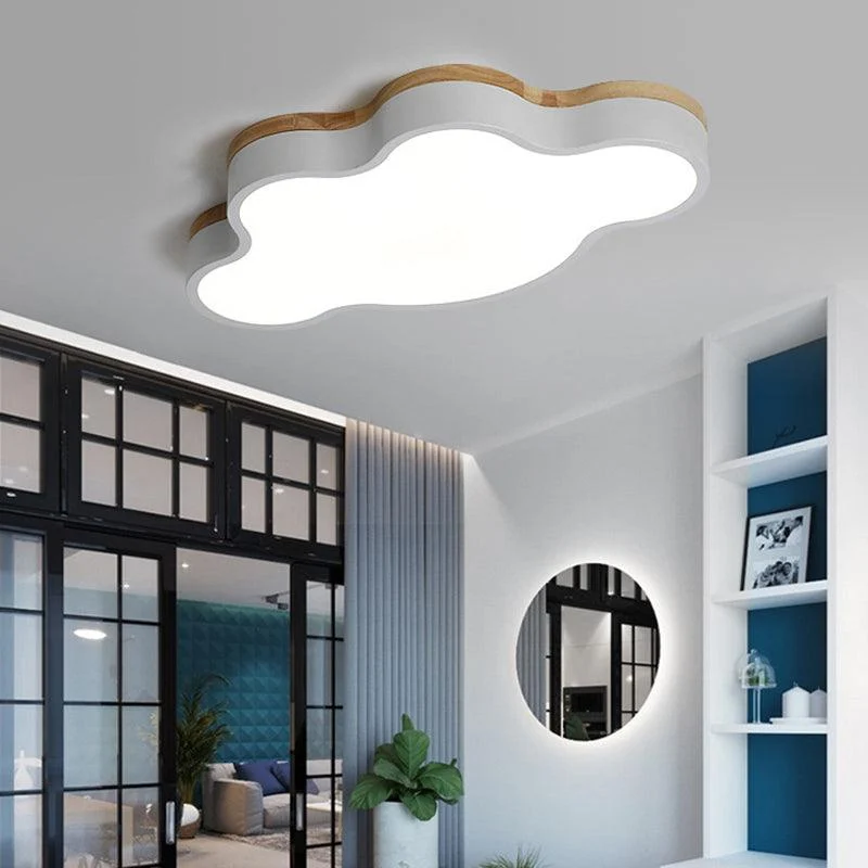 CloudLight – Acrylic Cloud LED Ceiling Lamp with Wooden Canopy -  - #tag1#
