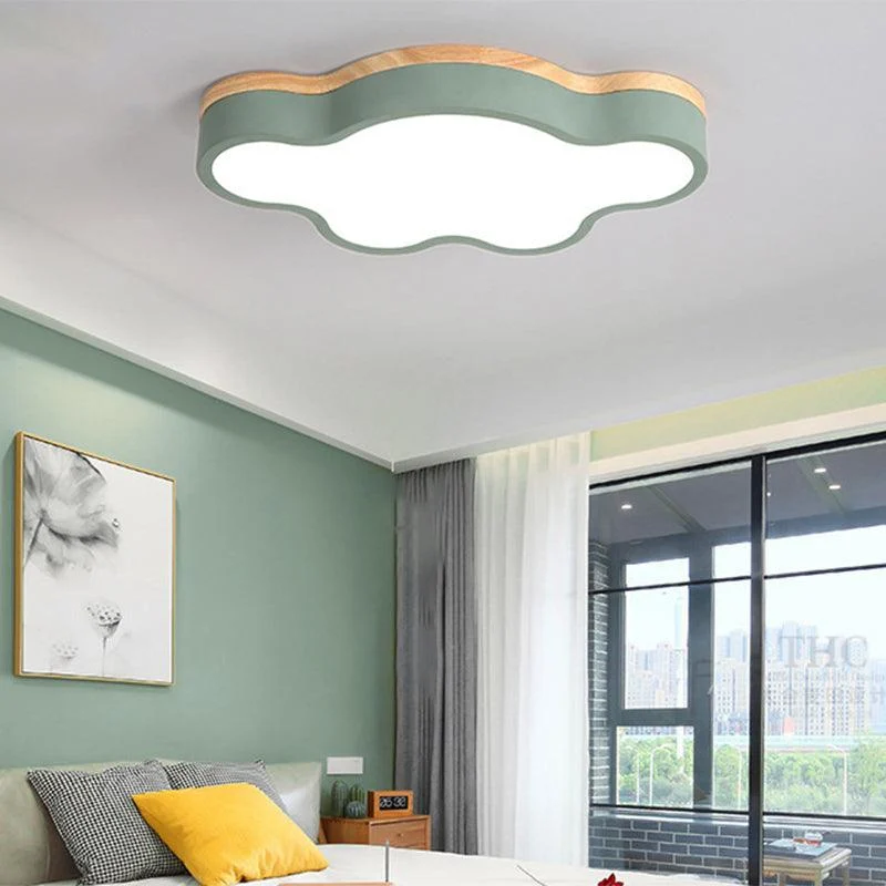 CloudLight – Acrylic Cloud LED Ceiling Lamp with Wooden Canopy -  - #tag1#