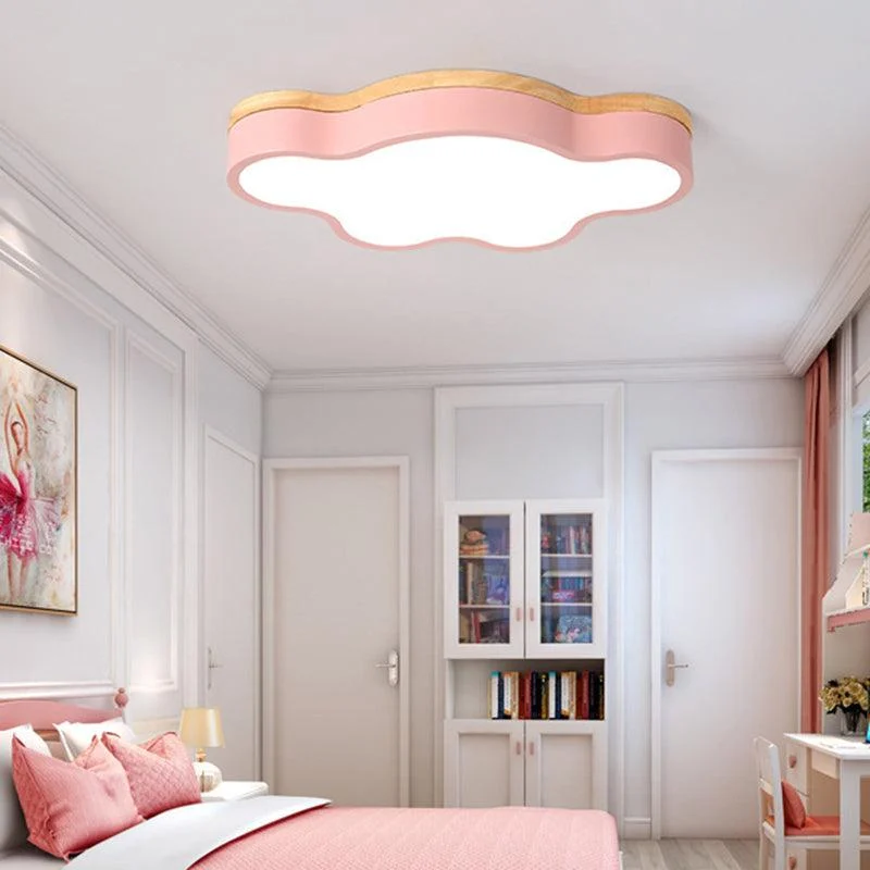 CloudLight – Acrylic Cloud LED Ceiling Lamp with Wooden Canopy -  - #tag1#