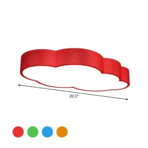 Cloud Ceiling - Children's Room LED Ceiling Lamp in Red/Yellow/Blue