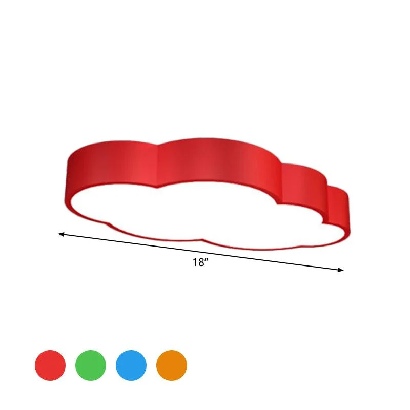 Cloud Ceiling - Children's Room LED Ceiling Lamp in Red/Yellow/Blue -  - #tag1#