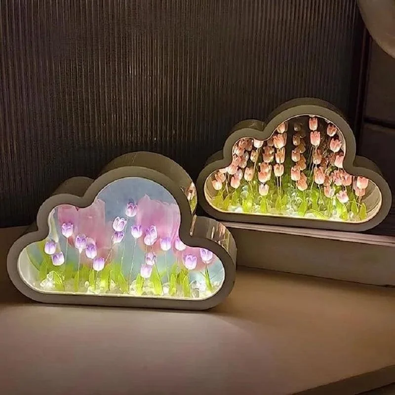 Cloud Mirror Tulip Lamp -  - #tag1#