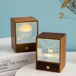 Cloud Wooden Night Light tag1