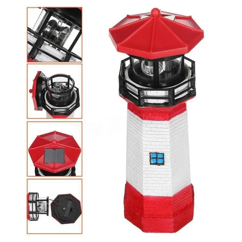CoastalRay Lighthouse Solar Led Light