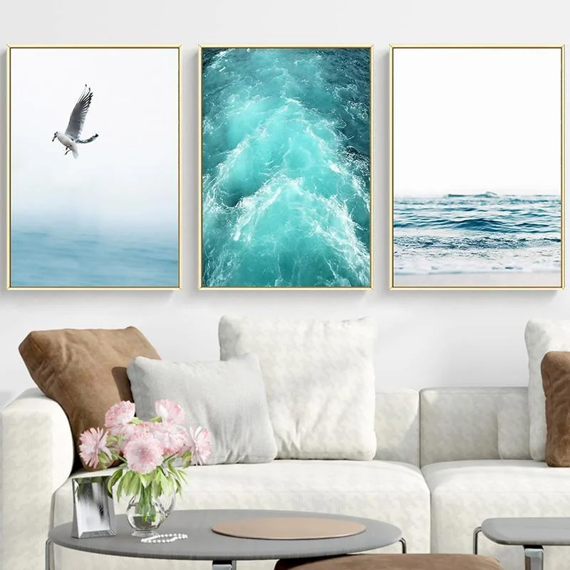 Coastal Waves Canvas Collection -