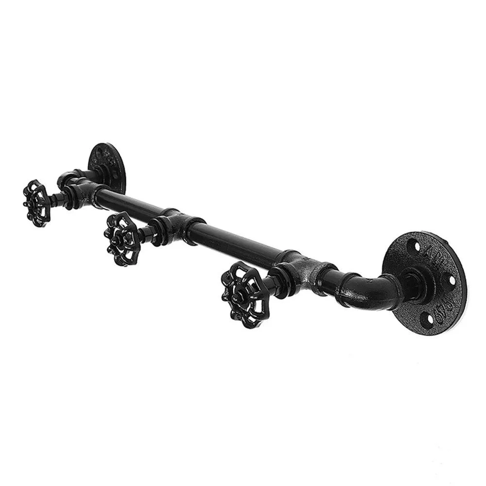 Coat Rack - Black - Industrial Style - Suitable for Bags and Coats - up to 30kg -  - #tag1#