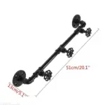 Coat_Rack_-_Black_-_Industrial_Style_-_Suitable_for_Bags_and_Coats_-_up_to_30kg_-_-_tag1_-4183110 Coat Rack Black Industrial Style Suitable for Bags and Coats up to 30kg tag1