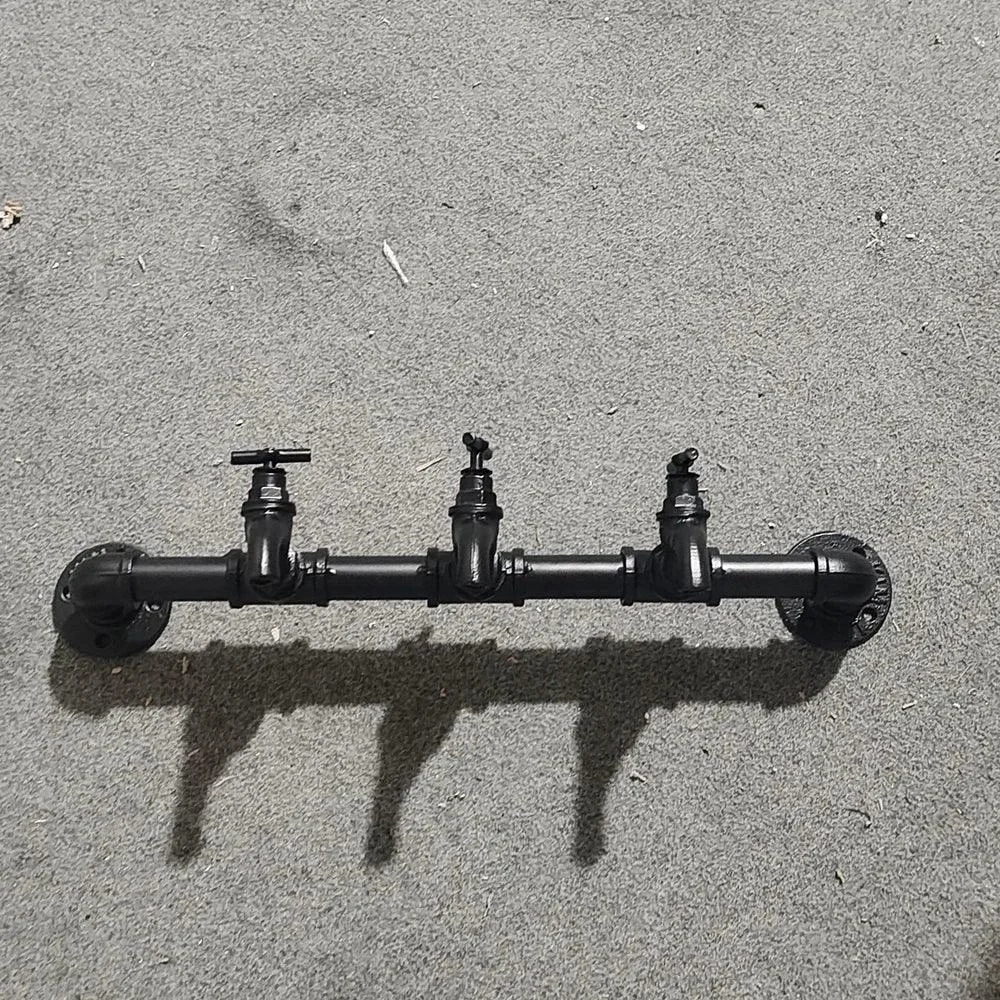 Coat Rack - Black - Industrial Style - Suitable for Bags and Coats - up to 30kg -  - #tag1#