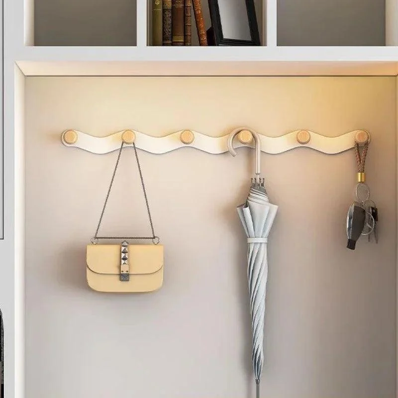 Coat rack - Wave coat rack - Silver - Modern Style - For Living Room/Hallway - Metal -  - #tag1#