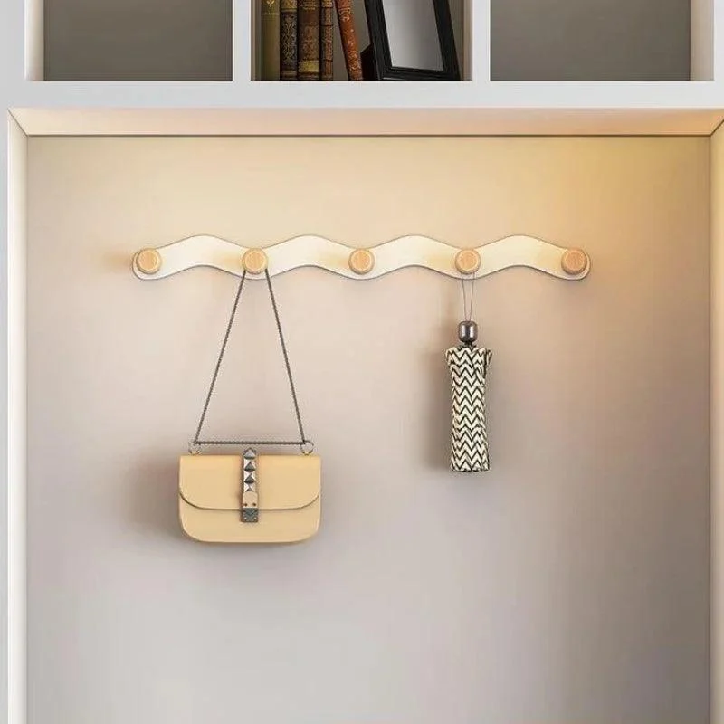 Coat rack - Wave coat rack - Silver - Modern Style - For Living Room/Hallway - Metal -  - #tag1#