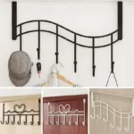Coat_stop_-_Door_coat_rack_-_Heart-shaped_-_White-Black-Brown_-_Strong_Iron_-_-_tag1_-4183181 Coat stop Door coat rack Heart shaped White Black Brown Strong Iron tag1
