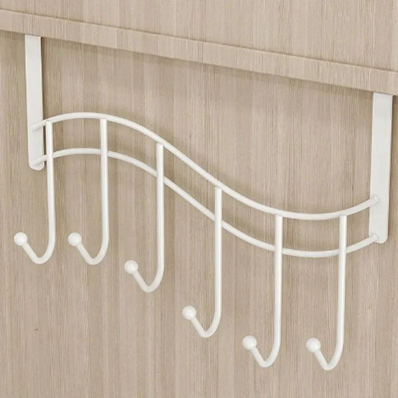 Coat stop - Door coat rack - Heart-shaped - White/Black/Brown - Strong Iron -  - #tag1#
