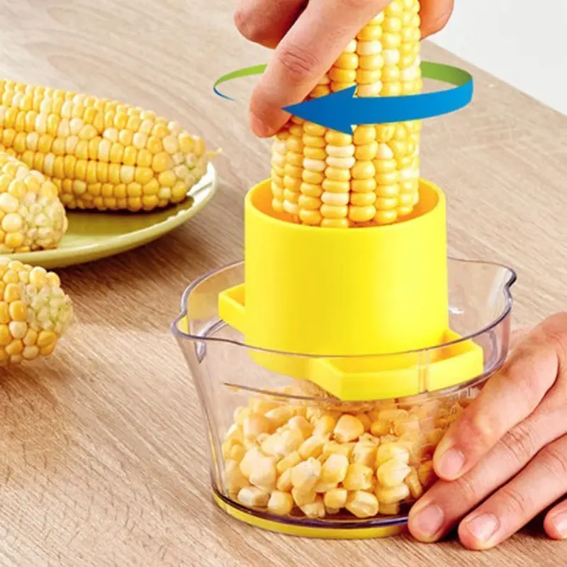 Cob Corn Stripper With Built In Measuring Cup And Grater tag1