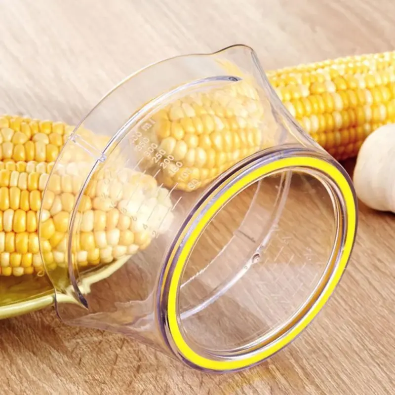 Cob Corn Stripper With Built In Measuring Cup And Grater tag1