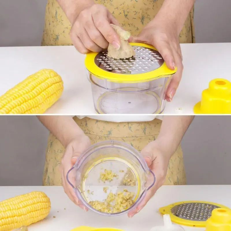 Cob Corn Stripper With Built In Measuring Cup And Grater tag1