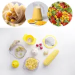 Cob Corn Stripper With Built In Measuring Cup And Grater tag1