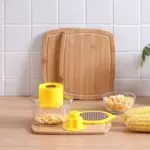Cob Corn Stripper With Built In Measuring Cup And Grater tag1