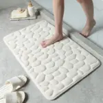 Cobblestone Memory Foam Bath Mat tag1