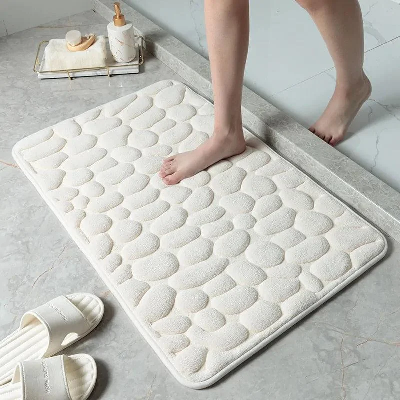 Cobblestone Memory Foam Bath Mat -  - #tag1#