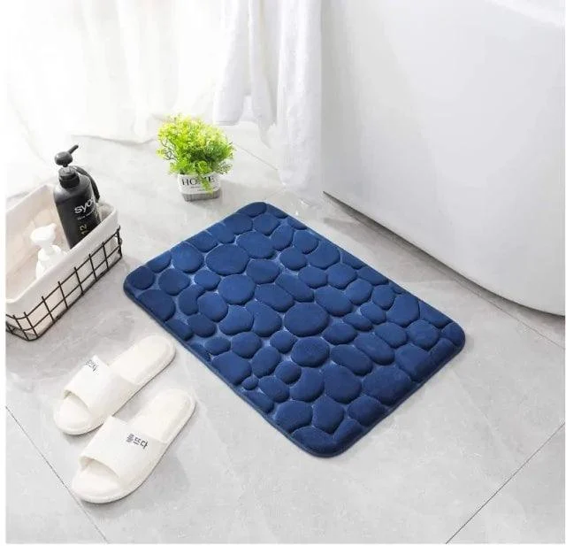 Cobblestone Memory Foam Bath Mat -  - #tag1#