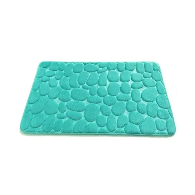 Cobblestone Memory Foam Bath Mat -  - #tag1#