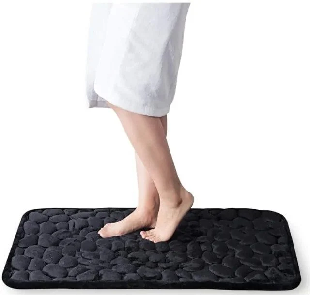 Cobblestone Memory Foam Bath Mat -  - #tag1#