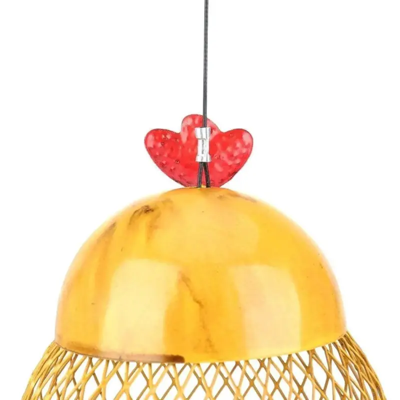 Cock Shaped Wild Bird Outdoor Garden Feeder Whimsical Fun Addition to Your Garden