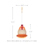 Cock_Shaped_Wild_Bird_Outdoor_Garden_Feeder_-_Whimsical_Fun_Addition_to_Your_Garden_-_-4160719 Cock Shaped Wild Bird Outdoor Garden Feeder Whimsical Fun Addition to Your Garden