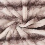CocoaLux Brown Faux Fur Blanket tag1