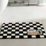 Coffee Checkered Mat tag1