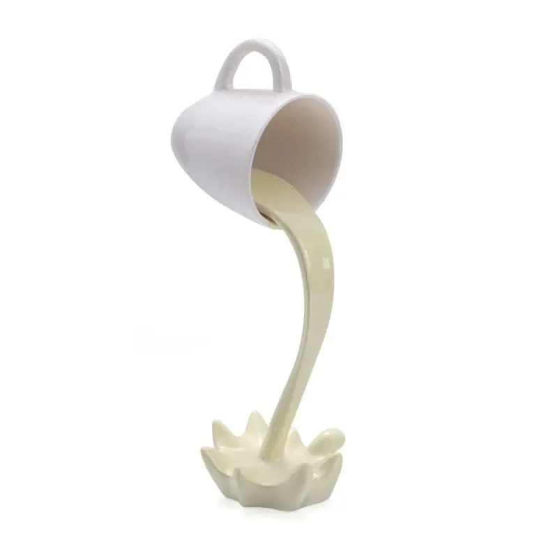 Coffee Cup Sculpture Coffee Magic Floating Design Resin Art tag1