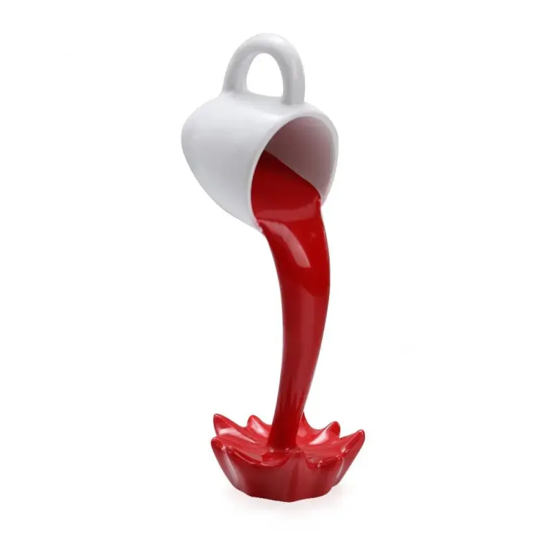 Coffee Cup Sculpture Coffee Magic Floating Design Resin Art tag1