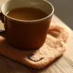 Coffee_Cup_Shape_Wool_Felt_Coaster_-_-4160844 Coffee Cup Shape Wool Felt Coaster