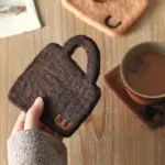 Coffee_Cup_Shape_Wool_Felt_Coaster_-_-4160863 Coffee Cup Shape Wool Felt Coaster