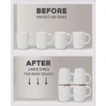 Coffee Mug Organizers and Storage 6pk tag1