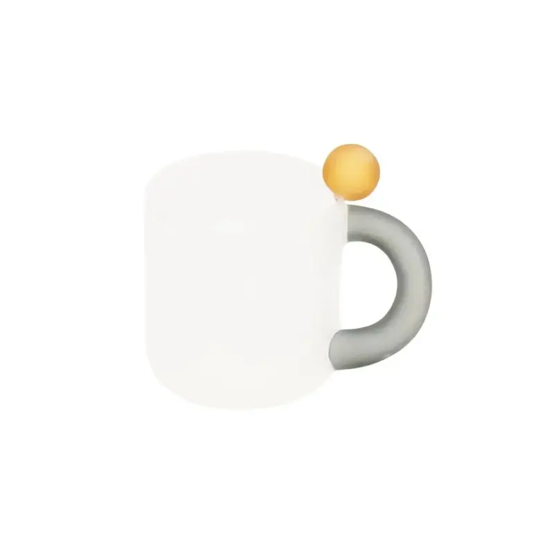 Coffee Mug With Contrasting Chunky Handle tag1